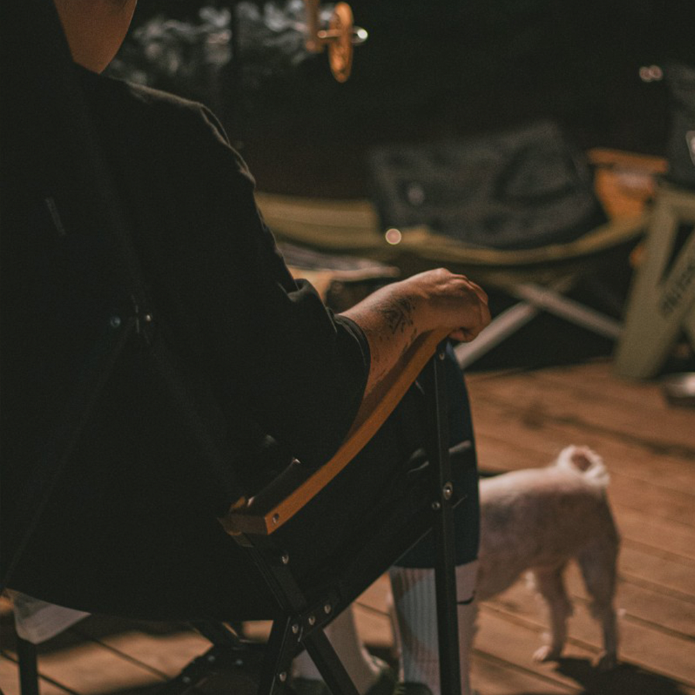 원스위크라이프 캠핑 접이식 경량 롱 릴렉스 체어 특대, 실버프레임 / 그레이, 1개 상세 이미지 1