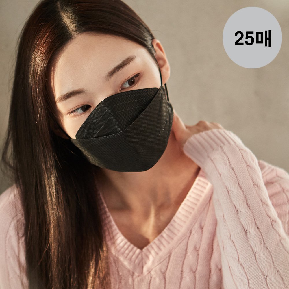 메디케이알 케어핏 입체형 KF94 대형 25매 황사마스크 상세 이미지 1
