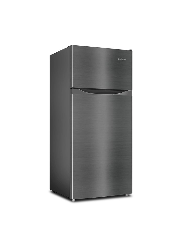 더함 소형 미니 냉장고 사무실 신혼 원룸 2도어 냉장고 112L 메탈실버 상세 이미지 2