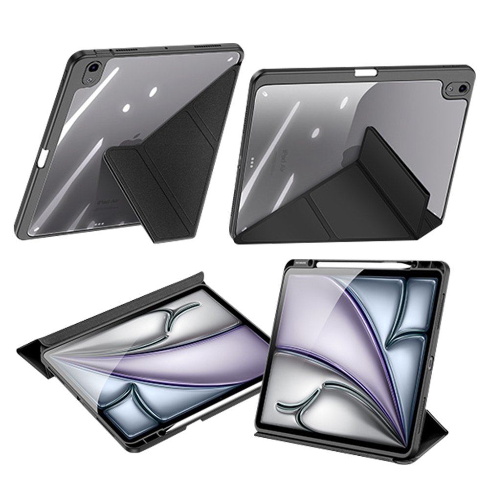 아이패드 에어 5세대 케이스 애플펜슬 수납 투명 마기 그레이, 에어 5세대 상세 이미지 2