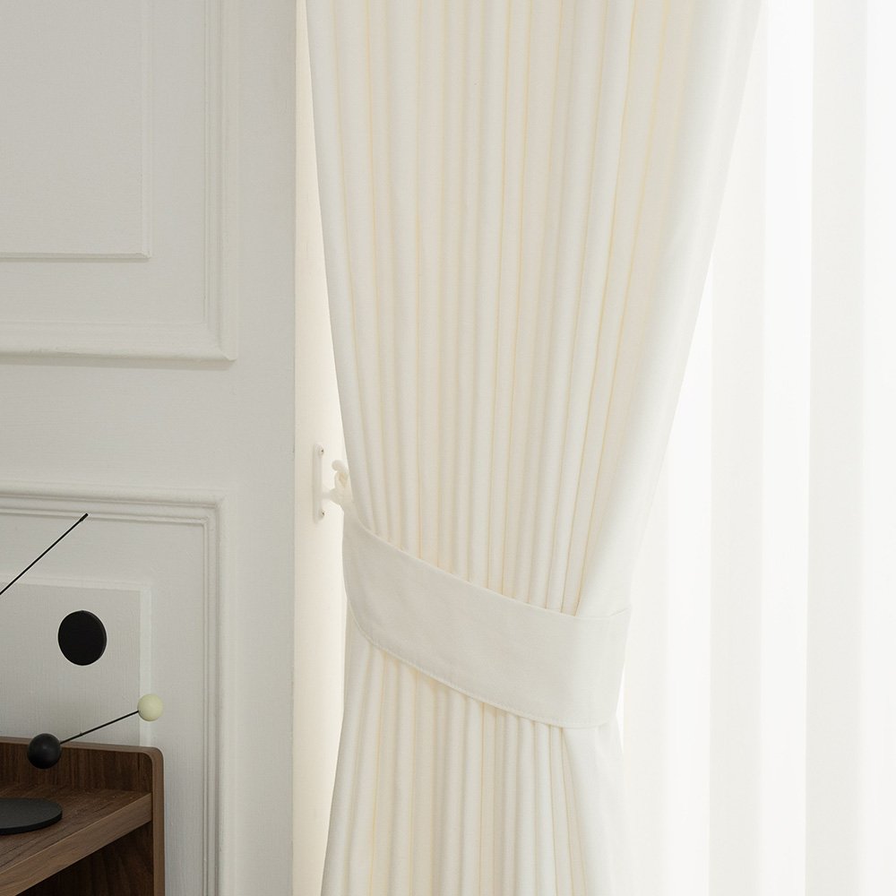 브리즈 형상기억 암막커튼 거실 안방 방한 린넨 핀형 150x200 상세 이미지 2