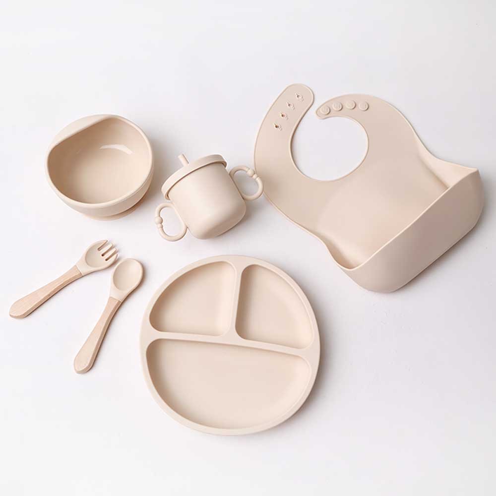 핫버튼 유아식 식판 초기 이유식 이유식기 세트 아기 흡착볼 상세 이미지 2