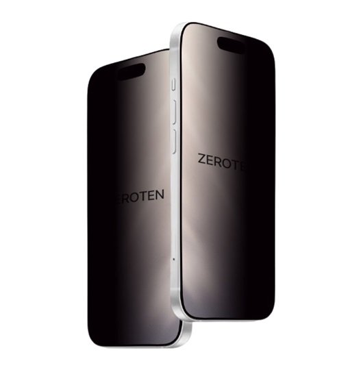 제로텐 사생활 보호 강화유리 액정보호필름 프라이버시 아이폰16 프로 맥스, 2매입 상세 이미지 2