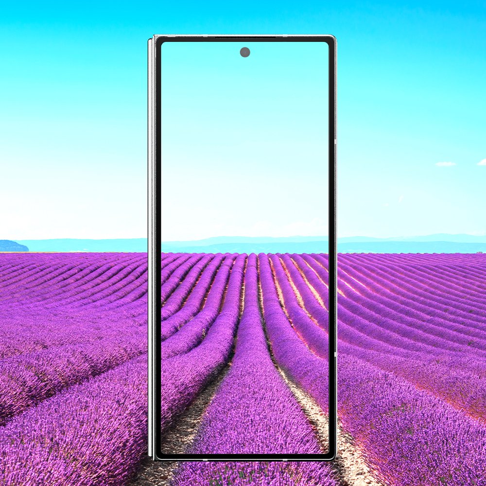 빅쏘 2.5CX 지문인식 강화유리 액정보호필름 갤럭시Z 폴드6, 2매입 상세 이미지 2