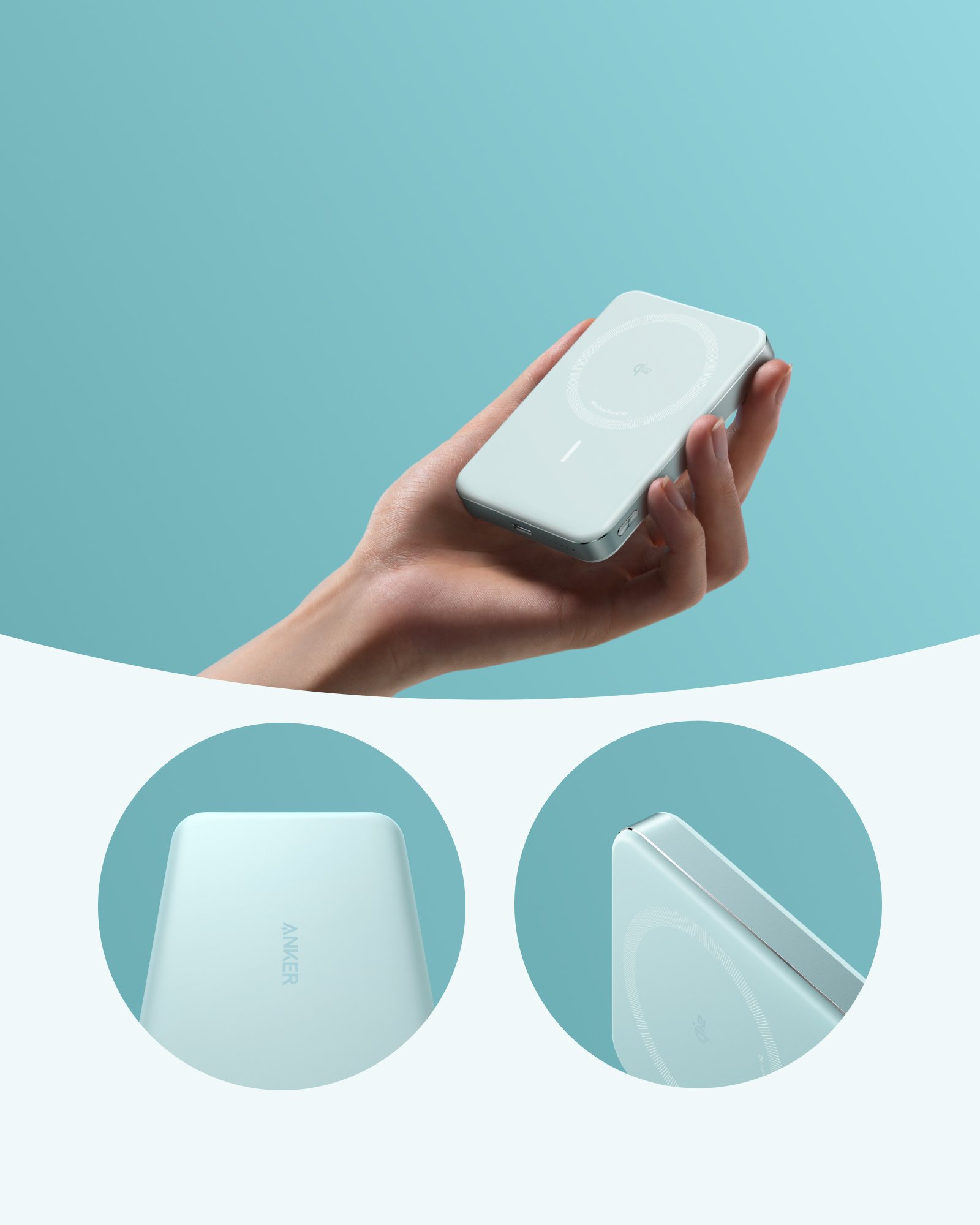 앤커 맥고 파워뱅크 10000mAh 30W 무선충전 보조배터리 A1664 상세 이미지 1