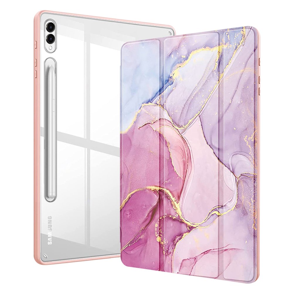 갤럭시탭 S9 FE 플러스 케이스 S펜 수납 투명 스마트 북커버 코스모 마블 블루, 탭 S9 FE+/S9+ 상세 이미지 2